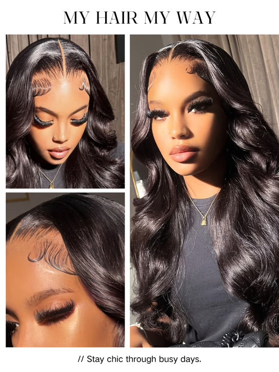 Knots 2.0™ HD Lace Body Wave Wig – 7x5 Closure & 13x4 Frontal, Pre-Bleached Invisible Knots, Glueless