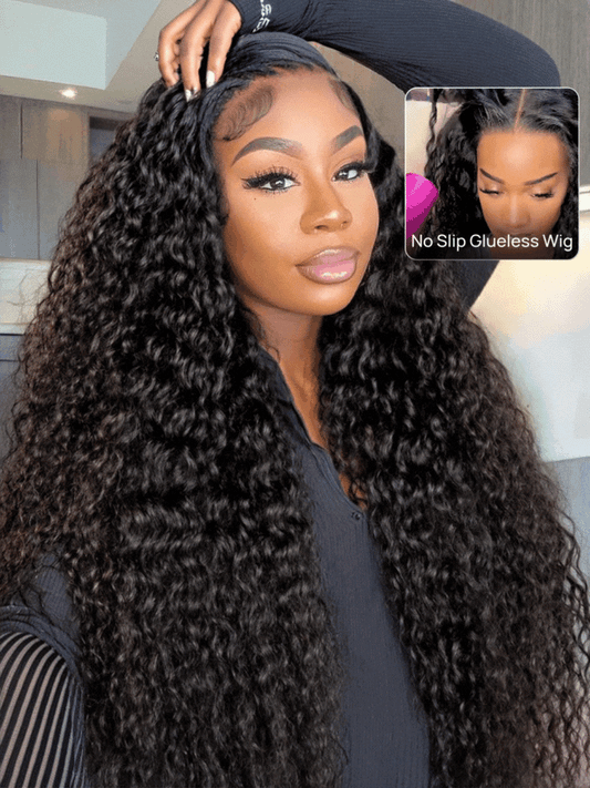 7x5 No Slip Wig 2.0™ Water Wave HD Lace Wig, Invisible Knots, Glueless & Beginner-Friendly