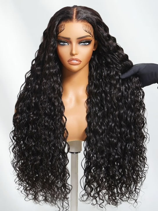 7x5 No Slip Wig 2.0™ Water Wave HD Lace Wig, Invisible Knots, Glueless & Beginner-Friendly