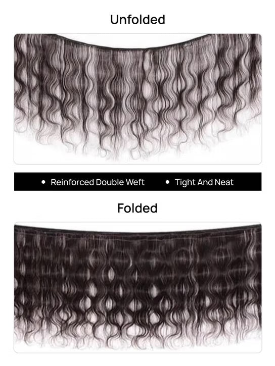 Loose Wave Brazilian Virgin Hair – 4 Bundle Deal (16–26 inches), 100% Human Hair